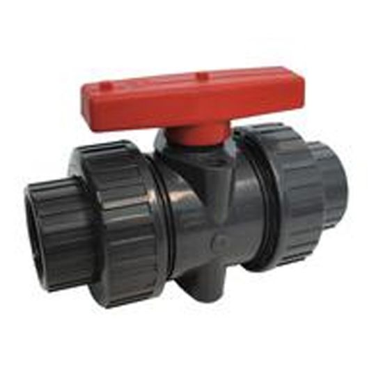 .75IN SKT TRUE UNION BALL VALVE PVC EPDM ITUV75SE