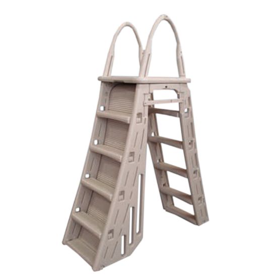 EXTRA HEAVY DUTY A-FRAME LADDER WITH ROLL GUARD 7200