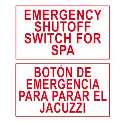 SPA SHUT OFF 12 X 14  ENG/SPAN 6503WS1214Z