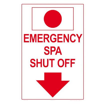 EMERGENCY SPA SHUT OFF 12 X 18 6505WS1218E