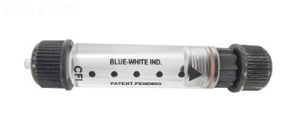 BLUE-WHITE 1/4IN FLOW INDICATOR FI-100-4V