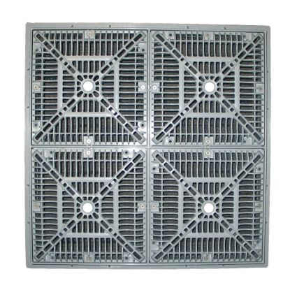 VGB 18IN X 18IN FRAME AND GRATE WHITE CUSTOM MOLDED PRODUCTS 25508-180-000L