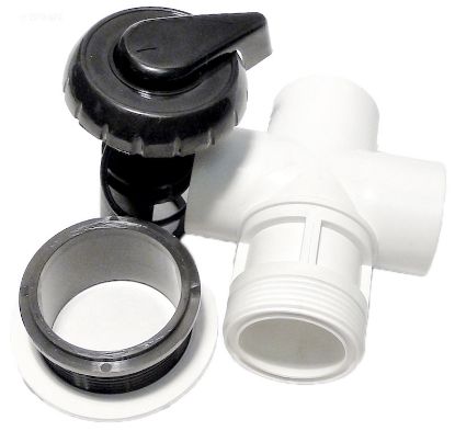 3 WAY HYDROFLOW VALVE 1IN BLACK 2 2/16IN HOLE SIZE 114020BLK