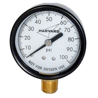 VAC/PRESSURE GAUGE 1/4IN BOTTOM MOUNT GRANBY IPCG3102-4L