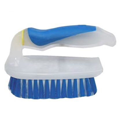 SCRUB BRUSH  HEAVY DUTY POLY BAG W/HEADER 70-284-b