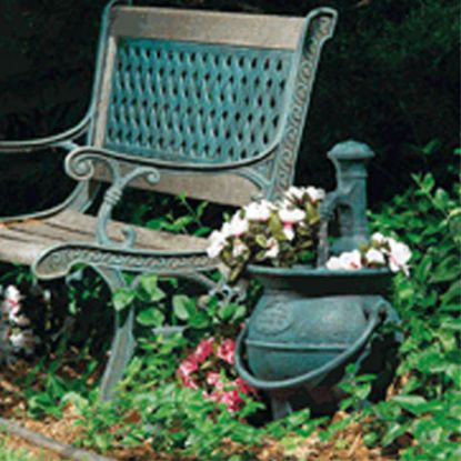 COTTAGE CAULDRON FOUNTAIN VERDIGRIS FINISH FPCCV LITTLE  566767