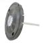 SKIMMER LID 9 1/4IN ROUND GREY BERMUDA WITH THERMOMETER  L6G