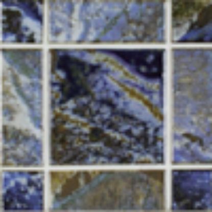 ROSETTA DARK BLUE 25 SHEETS 26.25 SF/ CTN GLAZED MASTERTILE MASSKN7