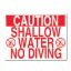 P.MASTER #40341 SIGN-NO DIVING 40341