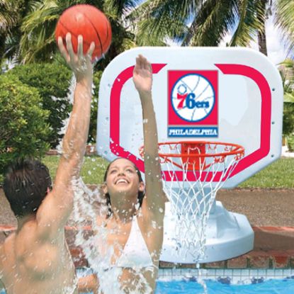 PHILADELPHIA 76ERS NBA POOLSIDE BASKETBALL GAME 72923