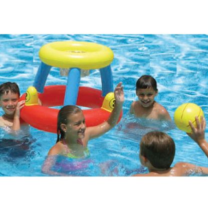 POOLMASTER #86189 WATER BASKETBALL W/RING TOSS 86189