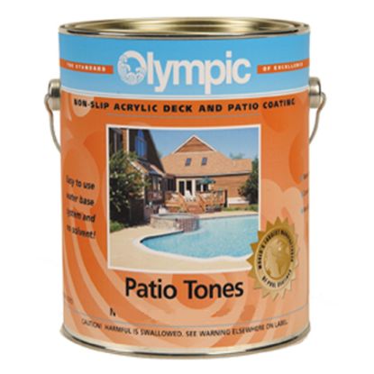 1 GAL PATIO TONE WHTE DECK COATING OLYMPIC KELLEY 460W GALLON