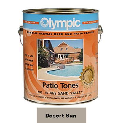 5 GAL PATIO TONE DESERT SUN DECK COATING OLYMPIC KELLEY 463 5 GALLON