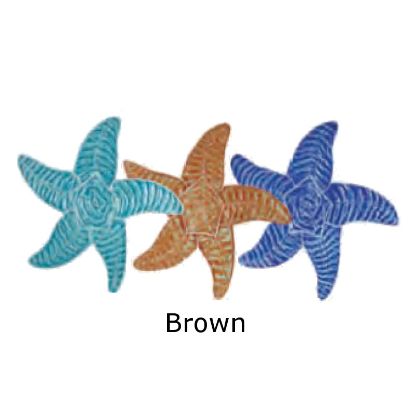 STARFISH BROWN 9IN TILE ARTISTRY IN MOSAICS SFIBROOS