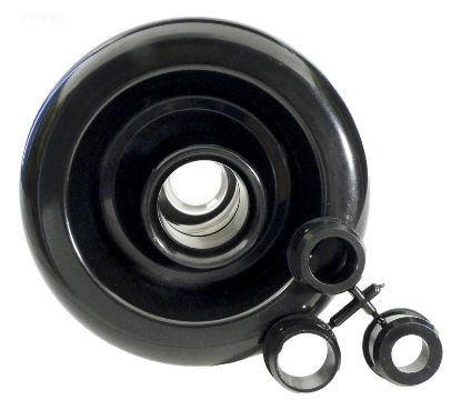 ADJUSTABLE WHIRLPOOL JET INTERNAL SMOOTH BLACK 212-2061