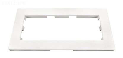 WIDE MOUTH TRIM PLATE WHITE 519-9540