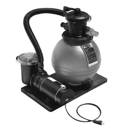 16IN TWM30S SAND FILTER W/ 1/2 HP PUMP 3' NEMA CORD 115V ABG 520-1601