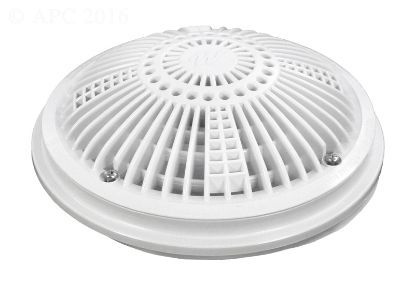 8IN TRU FLO DRAIN COVER & FRAME WHITE WATERWAY 6401800V