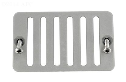 2INX4IN DECK/GUTTER DRAIN GRATE-GRY 640-2807