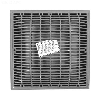 12IN X 12IN VGB COMPLIANT GRATE GRAY 640-4727 V