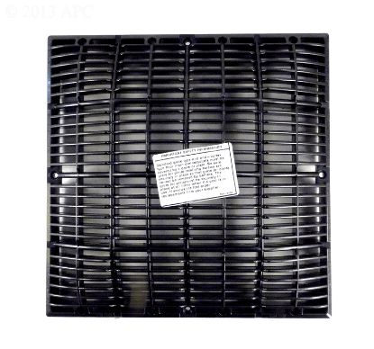 VGB 12INx12IN SQUARE GRATE ONLY BLACK 640-4741 V