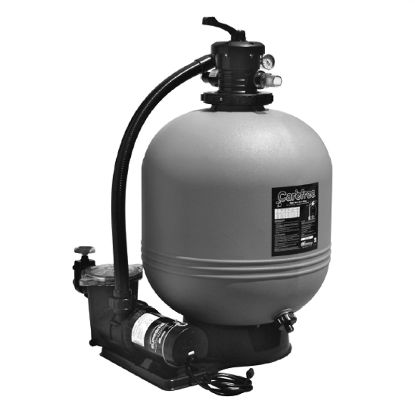 16IN CAREFREE SAND FILTER W/ 1 HP SUPREME PUMP 2 SPD ABG  FSS016910-3